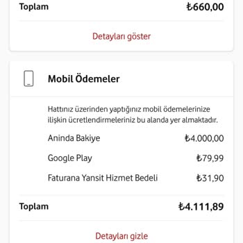 Vodafone Pay Anında Bakiye İptali Ve 4.000 TL İadesi Gerçekleşmedi