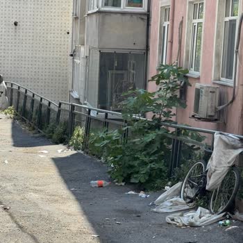 Ertekin Sokakta Çöp Birikimi Ve Temizlik Eksikliği