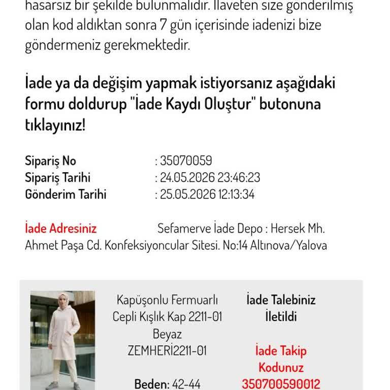 İade Tutarı Bir Ay Geçmesine Rağmen Kartıma Yansımıyor