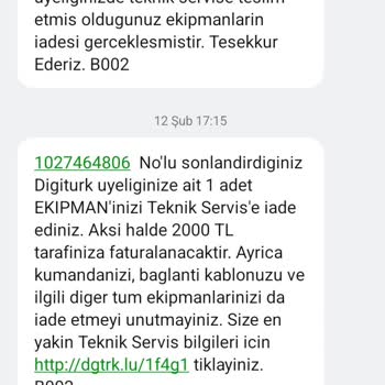 İade Ettim Borç Yok, Digiturk Haksız İcra Takibi Başlattı