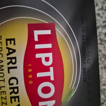Kokusuz Ve Bulanık Lipton Early Grey Bergamot Çayı