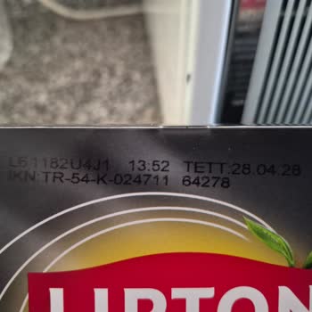 Kokusuz Ve Bulanık Lipton Early Grey Bergamot Çayı
