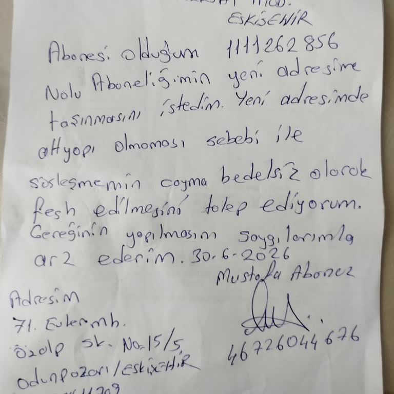 Türksat İnternet Aboneliği İptal İşlemindeki Uzun Gecikme Ve Haksız Ücret