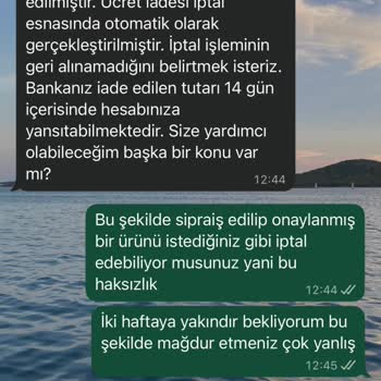 Pull & Bear Siparişim Tek Taraflı İptal Edildi Ve Bilgilendirme Yok
