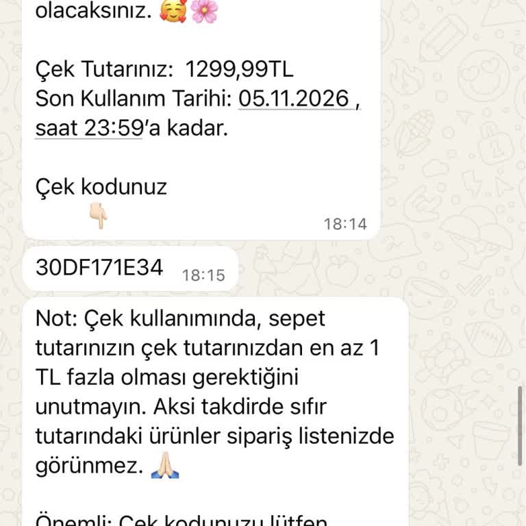 Ahel Tasarım'dan Alınan Babet İçin Kupon Kısıtlaması Ve İade Talebi
