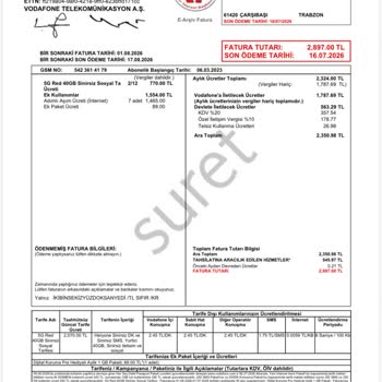 İzinsiz Aşım Paketi Tanımlamaları Ve Fatura Düzeltme Talebi