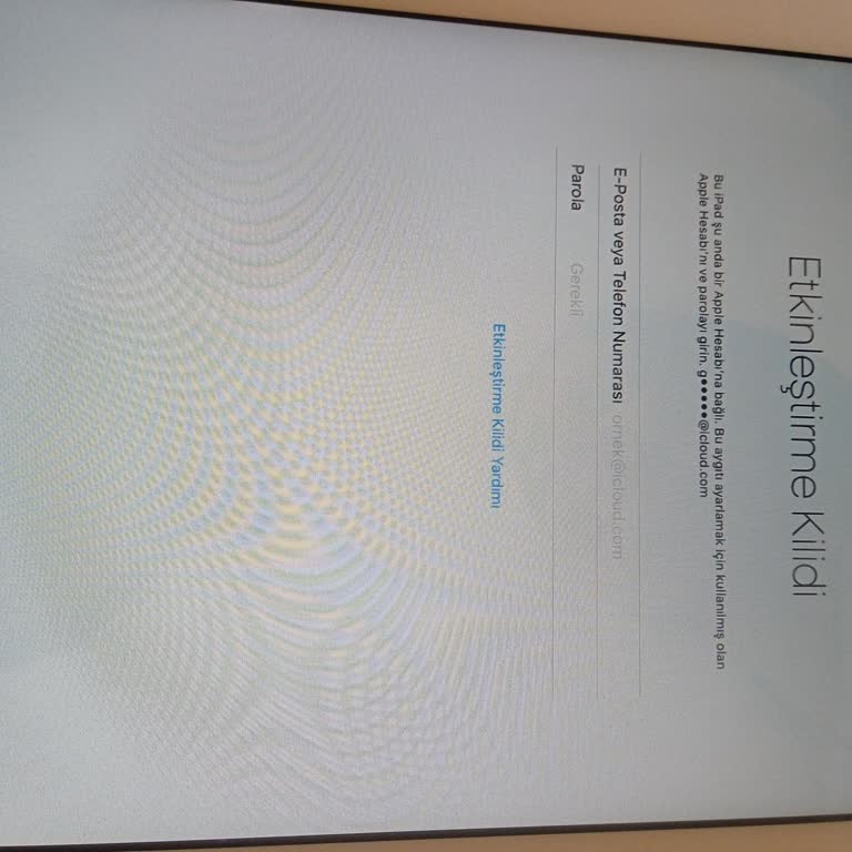 Tablet Kilidi Nedeniyle Fatura Bilgisine Ulaşılamıyor