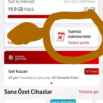 Vodafone Faturasıza Geçiş Talebim Kasten Uzatılıyor