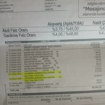 Yapı Kredi Kartımdan Yetkisiz Yurt Dışı Harcamalar Ve Yetersiz İtiraz Süreci