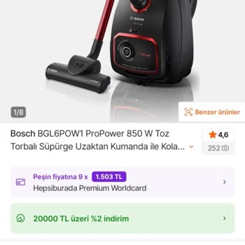 Bosch Süpürge Performans Yetersizliği Fiyat Farkı Ve Bayi Ayrımcılığı