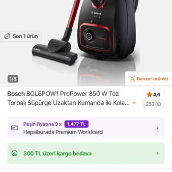 Bosch Süpürge Performans Yetersizliği Fiyat Farkı Ve Bayi Ayrımcılığı