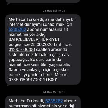 TürkNet Sürekli İnternet Kesintileri Ve Ücret İadesi Talebi