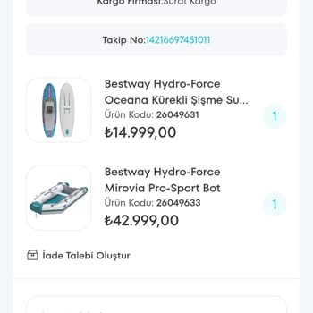 A101 Ekstra’da Yanlış Bestway Pro Bot Yerine Elite Model Gönderimi Ve Acil İade Talebi