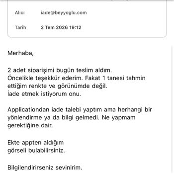 İade Talebim İşleme Alınmadı Ve Müşteri Hizmetlerine Ulaşılamıyor