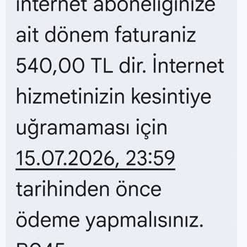 İnternet Kesintileri Ve Çelişkili Fatura Artışları Mağduriyetine Dair Şikayet