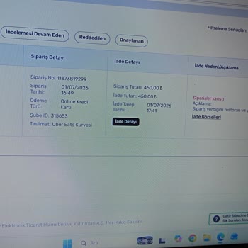 Doğru Teslimatta Haksız 450 TL Kesinti Ve Yanlış İade Şikayetim