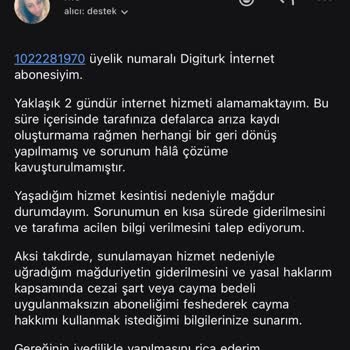 Üç Gün Süren İnternet Kesintisi Ve Cevapsız Teknik Destek