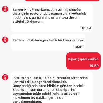 İptal Edilen Sipariş Teslim Edildi, İade Alınamıyor