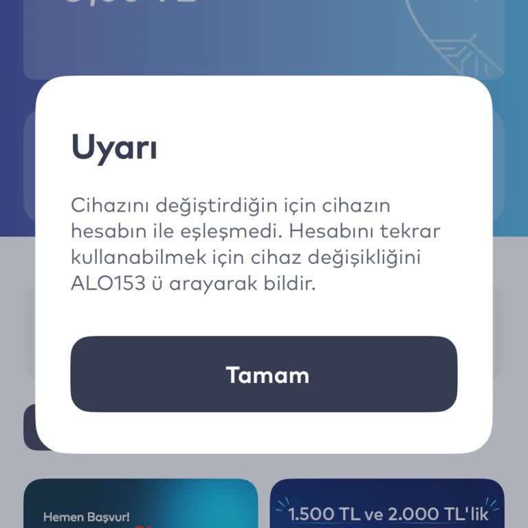 İstanbulkart Uygulamasında Cihaz Değişikliği Sonrası Cihaz Eşleşmiyor Ve Hesap Onaylanmıyor