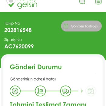 Kolay Gelsin Kargo’nun Adres Hatası İddiası Nedeniyle Teslimat Yapmaması