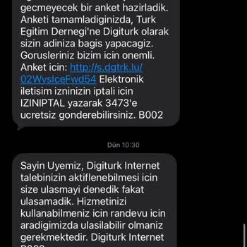 Teknisyen Gelmemesi Nedeniyle Digiturk Sinyal Sorunu Ve Sözleşme Feshi Talebi