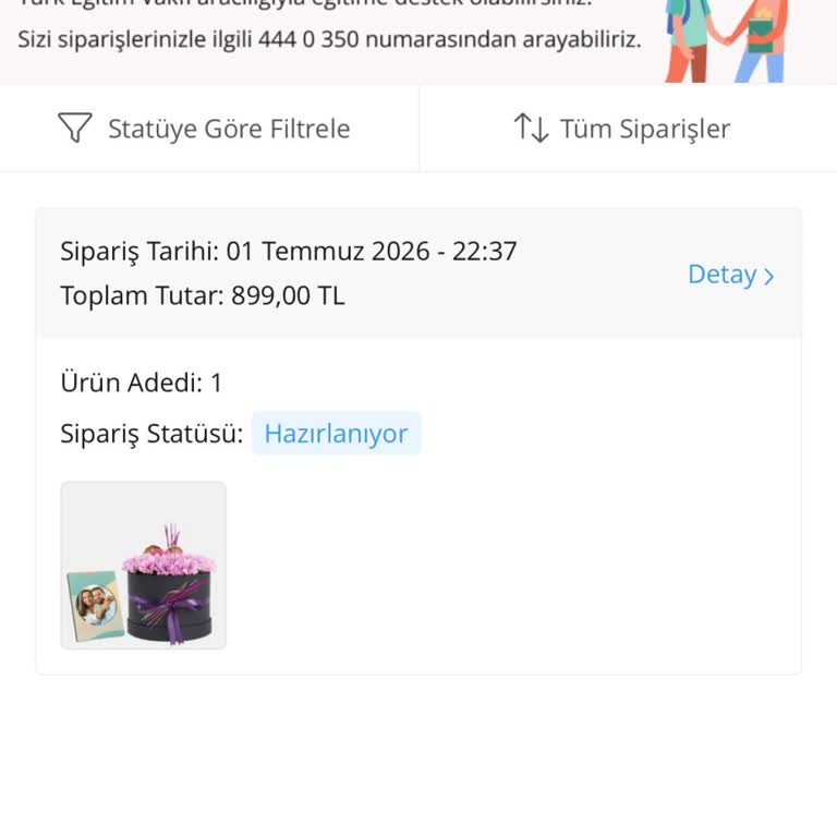 Çiçek Sepeti Fotoğraf Yükleme Problemi Doğum Günü Hediyesinin Zamanında Teslim Edilmemesi