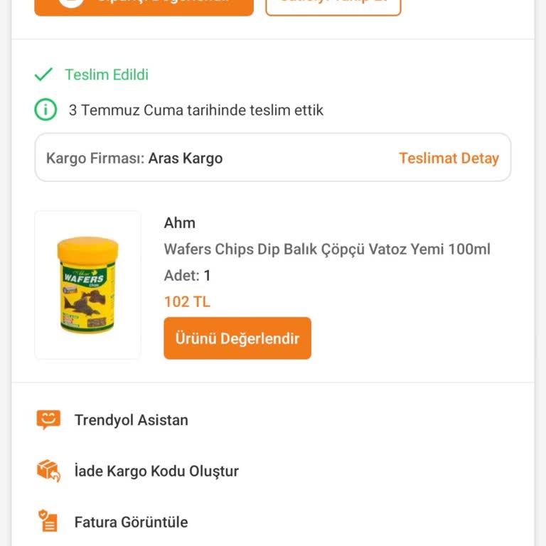 Teslim Edilmemiş Ürün Yanlış Teslim Edildi Şeklinde İşaretlendi