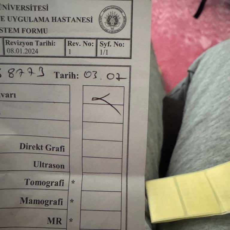 Ankara Üniversitesi Hastanesi Çelişkili Tanı Sonuçları ve Personelin Ciddiyetsiz Tutumu