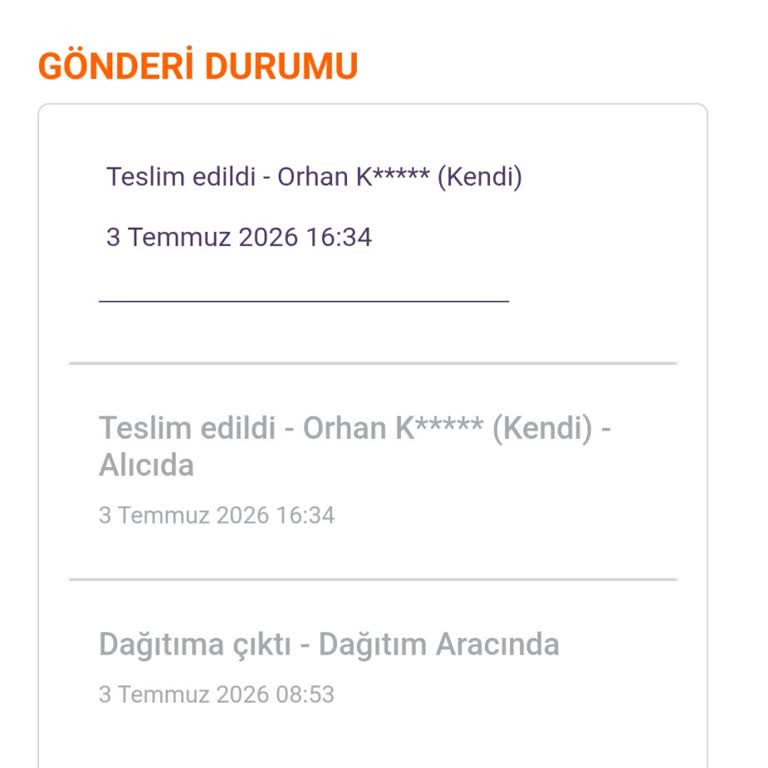 Teslim Edildi Duyurusu Gelen Ayakkabı Siparişi Elime Ulaşmadı