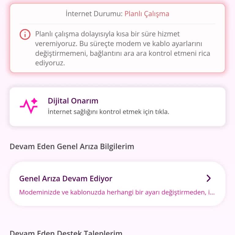 TurkNet Ev İnterneti Çalışmıyor, Kesintinin Süresi Belirsiz