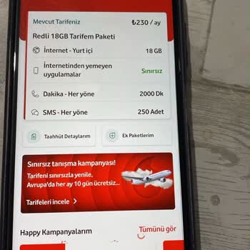 Vodafone Red18 Tarife Ücretinde Aşırı Artış ve Veri Kesintisi Kabul Edilemez