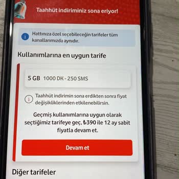 Vodafone Red18 Tarife Ücretinde Aşırı Artış ve Veri Kesintisi Kabul Edilemez