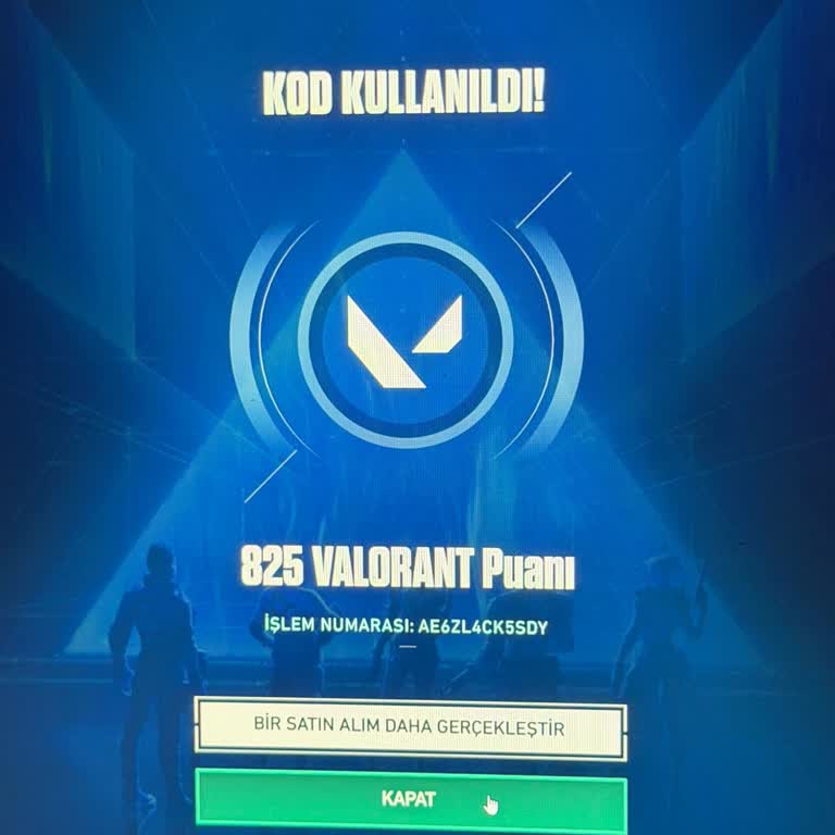 Alınan 11825 VP İçin Yalnızca 825 VP Gelmesi Ve Şansa Dayalı Açıklama