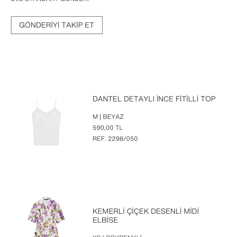 Teslim Edilmedi, Zara'dan Yanıtsızlık Ve İade Talebi