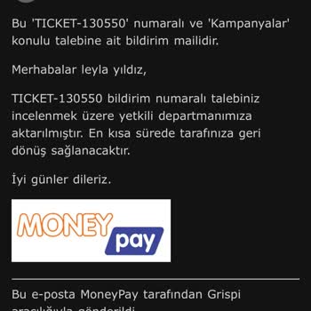 Money Puanlarım Açıklama Olmadan Geri Çekildi Ve Müşteri Hizmetinden Yanıt Gelmedi