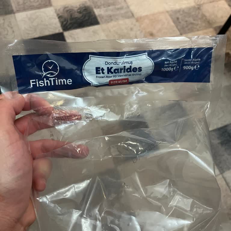 Fishtime Dondurulmuş Et Karides Alerji Yaptı!