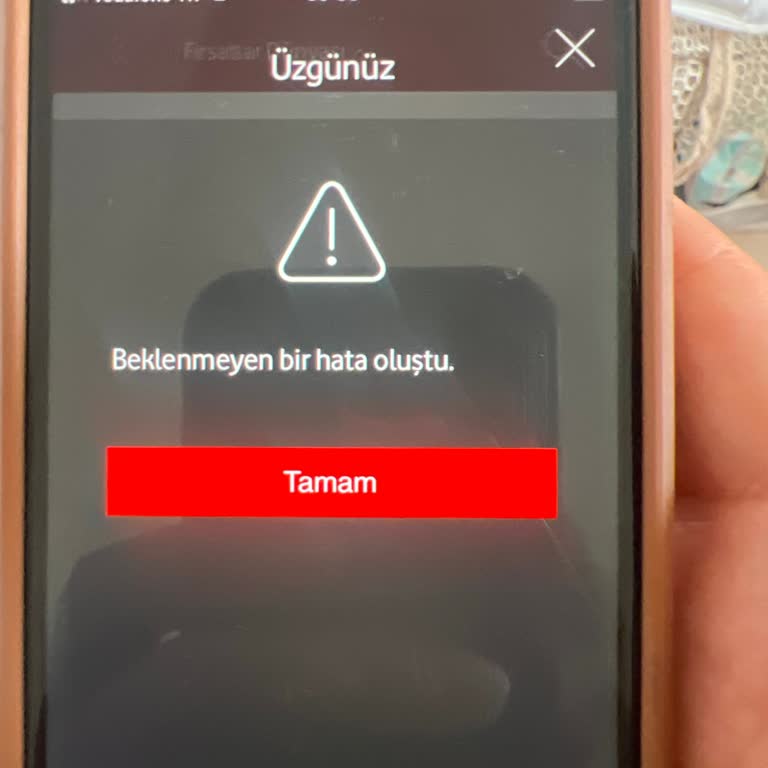 Vodafone Yanımda Hediye Çarkı Açılmıyor, Sürekli Aksilik Hatası