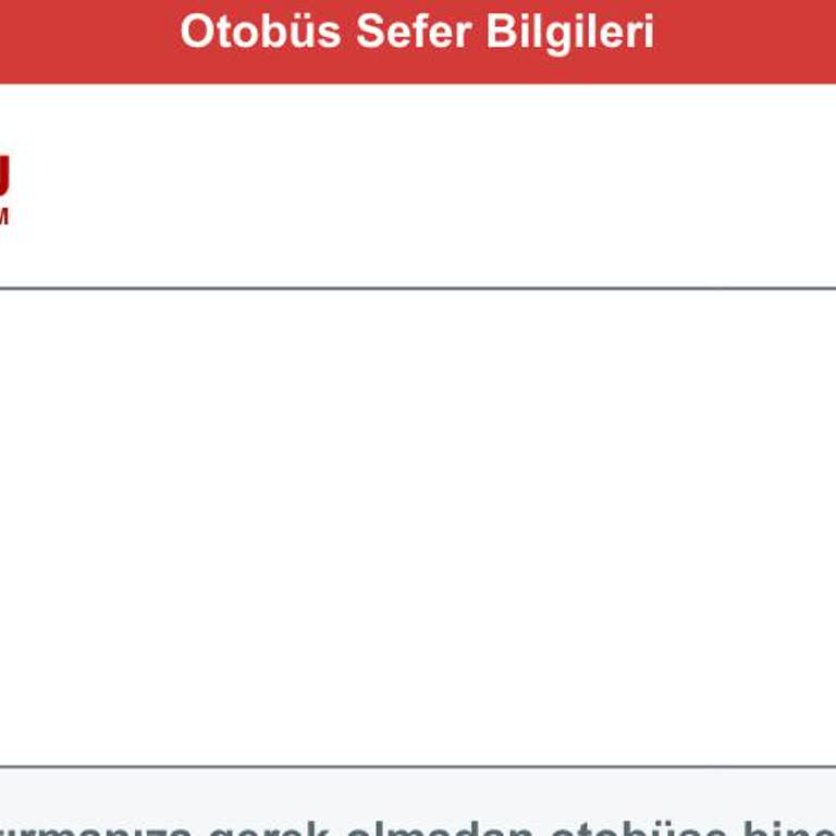 Otobüsün Gelmemesi Nedeniyle Para İadesi Ve Bilgilendirme Talebi