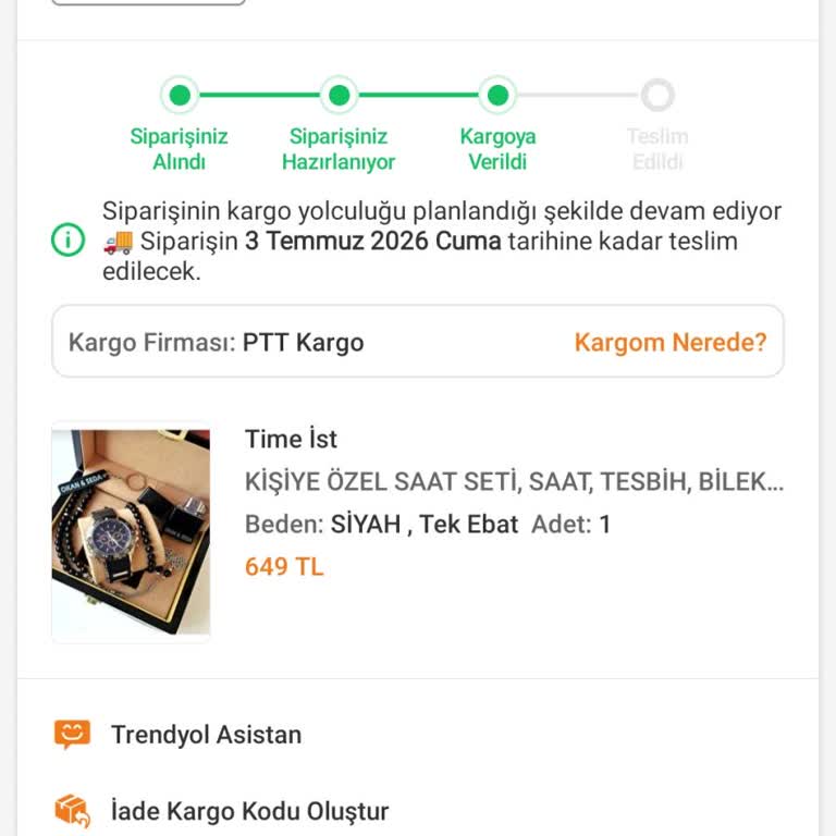 PTT Kargo’nun Teslimatını Sürekli Ertelemesi Ve Bilgi Vermemesi