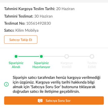Baza Başlık Takımının Kargoya Verilmemesi Ve Sürekli Oyalama