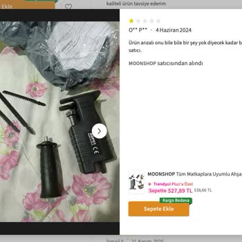 Çalışmayan Matkap Aparatı Ve İade Talebinin Reddedilmesi