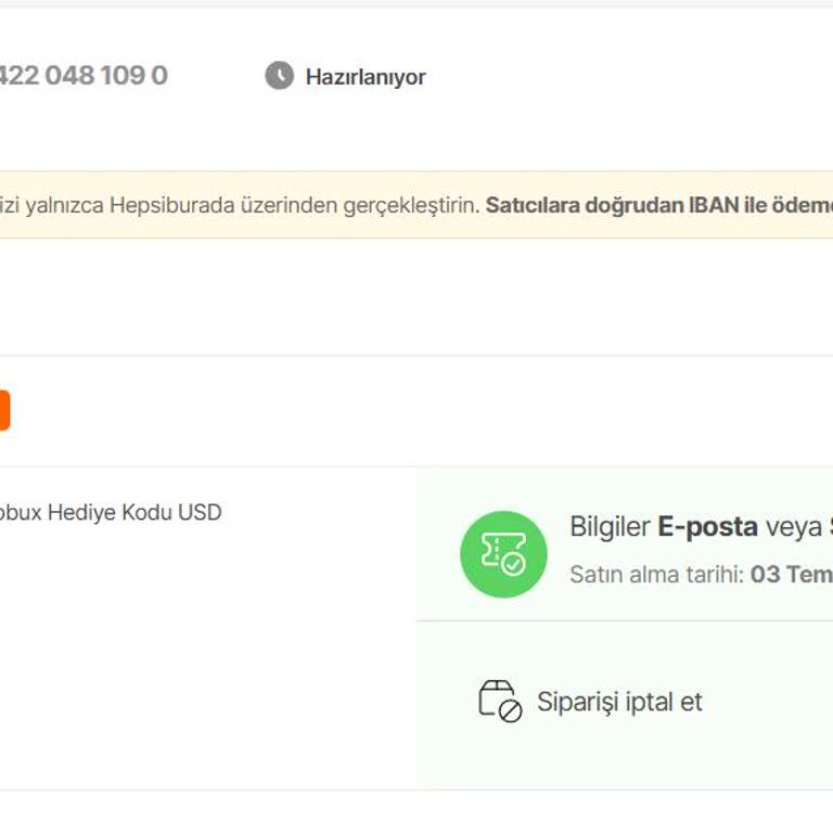Hepsiburada’da Dijital Oyun Kodu Teslim Edilmediği İçin İade Talebi