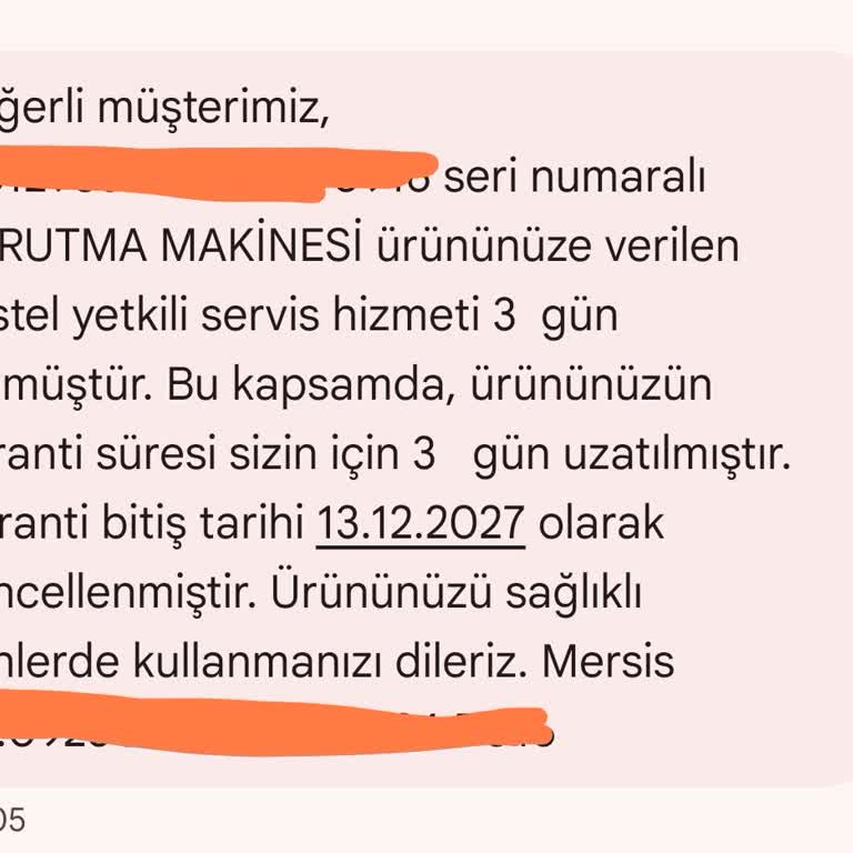 Vestel Kurutma Makinesinin Tekrar Eden Arızaları Ve Hizmet Sorunu Nedeniyle Yenisi İsteniyor