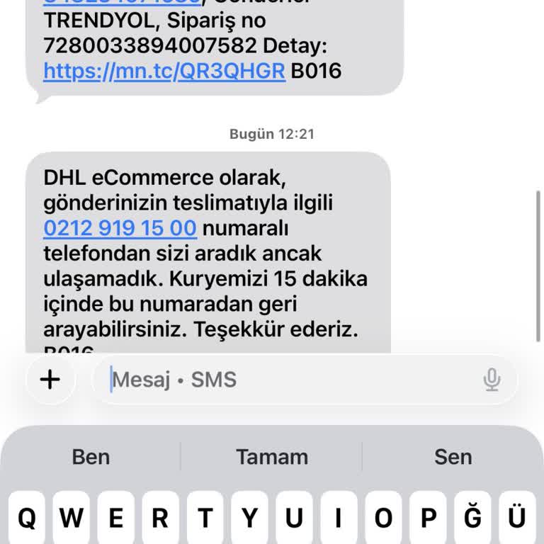 Teslim Edilmemiş Kargo Ve Yanıltıcı Durum Güncellemesi