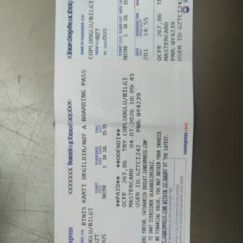 Sistemdeki Online Checkin Hatası Sonrası Bilgilendirme Olmadan Ek Ücret İtirazı