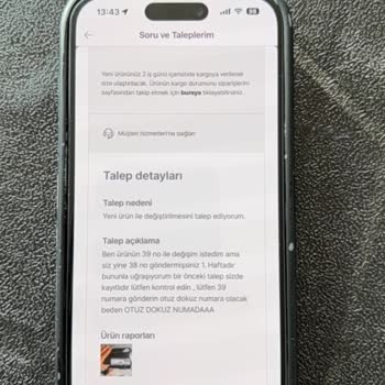 Hepsiburada’da Üç Kez Aynı Ayakkabı Boyutu Gönderildi