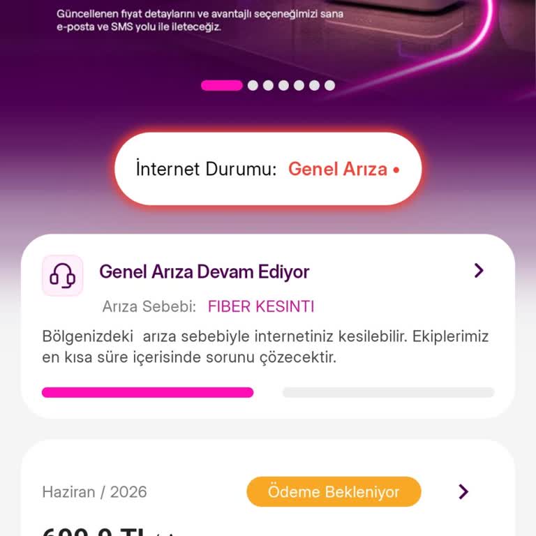 TurkNet Fiber İnternet Kesintisi Ve Müşteri Hizmetlerine Ulaşılamaması
