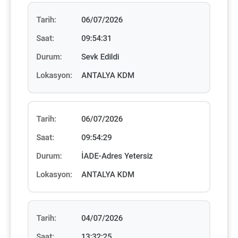PTT Kargo Adres Notu Nedeniyle Teslimat Yapmıyor, Telefonla Ulaşım Sağlanamıyor