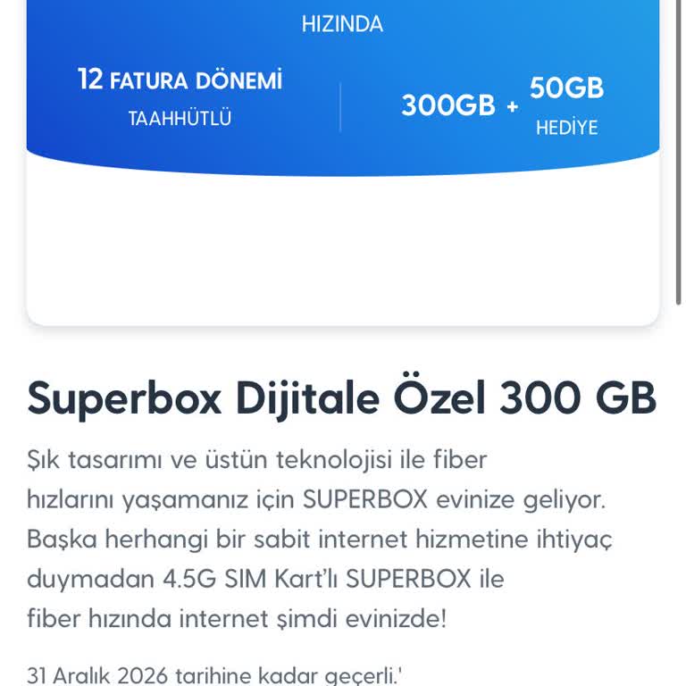 Superbox Taşınabilir İnternet Hizmeti Kayıtlı Adreste Çalışmıyor Ve Hız Düşük