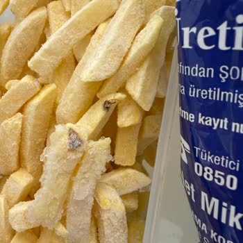 İnci Gıda Dondurulmuş Patates Kızartmasında Yabancı Böcek Benzeri Madde
